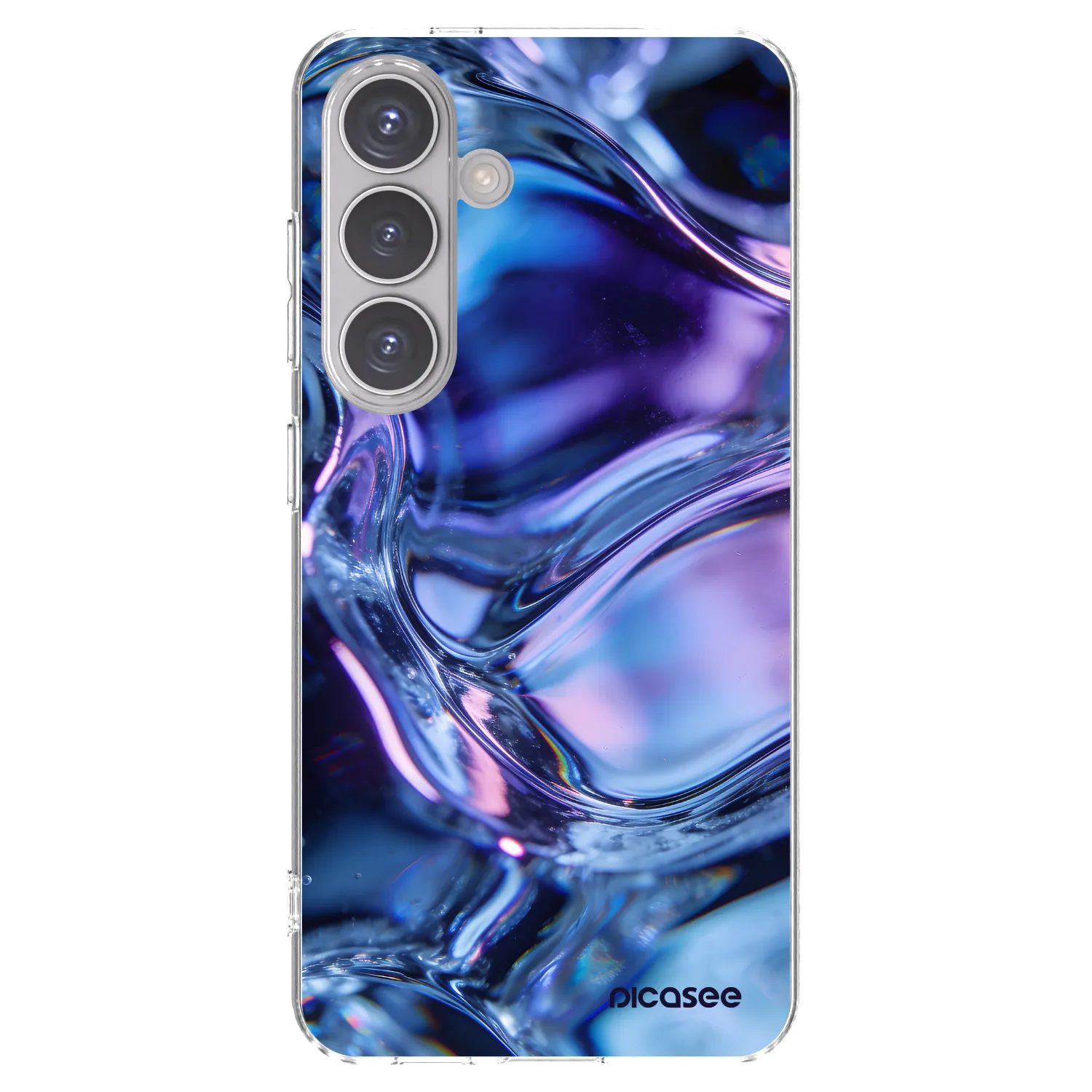 Picasee Samsung Galaxy S24 S921B 5G Hülle - Transparentes Silikon - Iris liquid