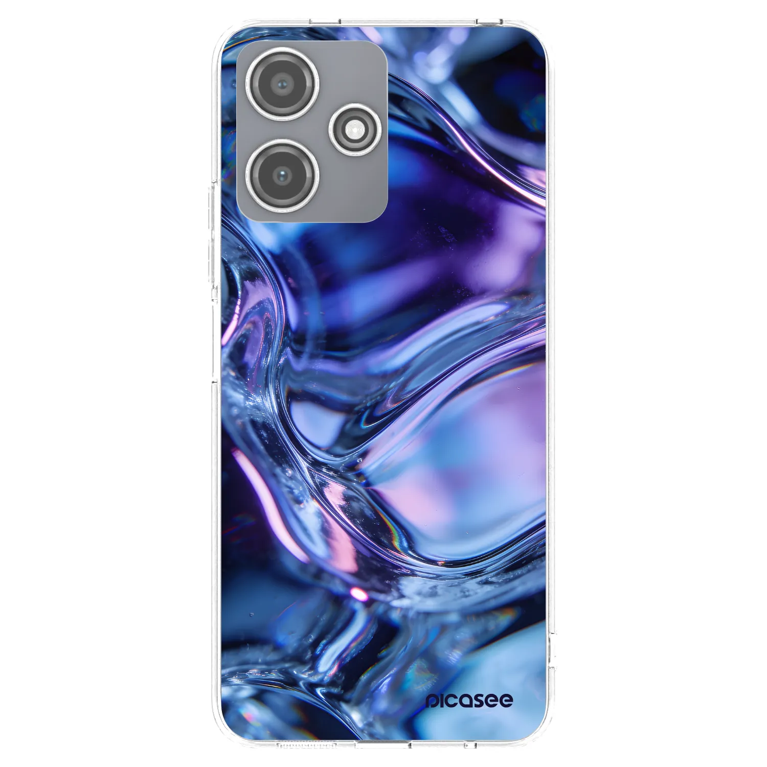 Picasee Xiaomi Redmi 12 5G Hülle - Transparentes Silikon - Iris liquid