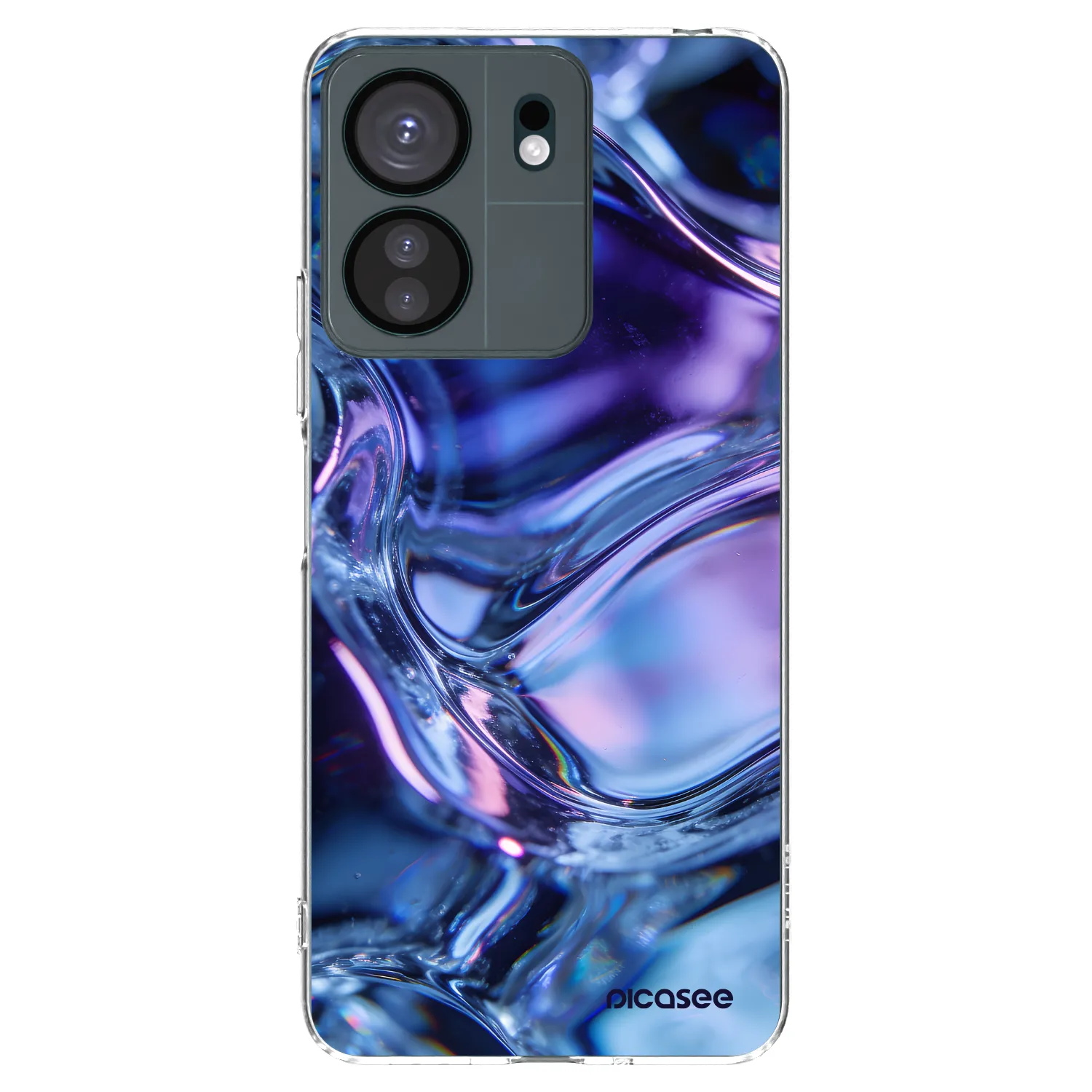 Picasee Xiaomi Redmi 13C 4G Hülle - Transparentes Silikon - Iris liquid