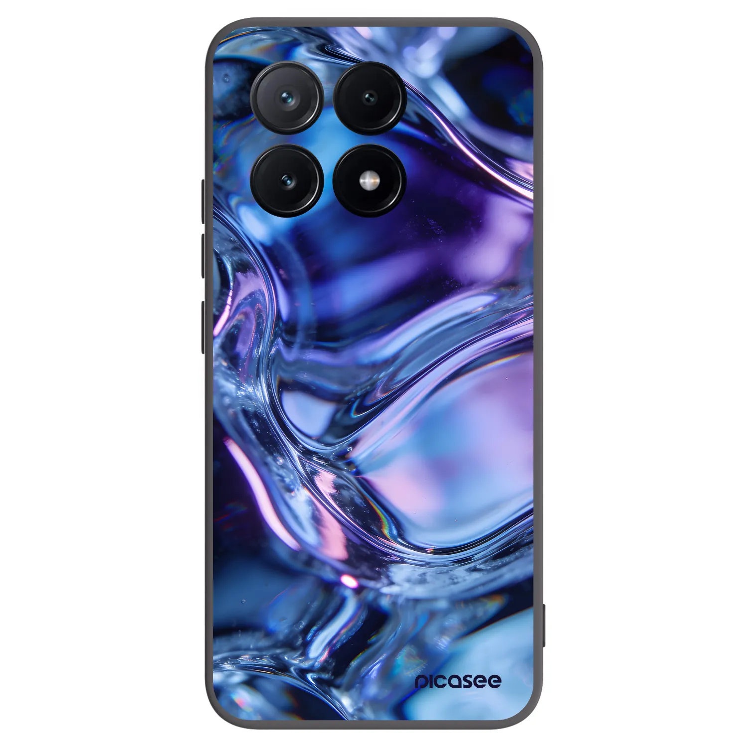 Picasee Xiaomi Poco X6 Pro Hülle - Schwarzes Silikon - Iris liquid