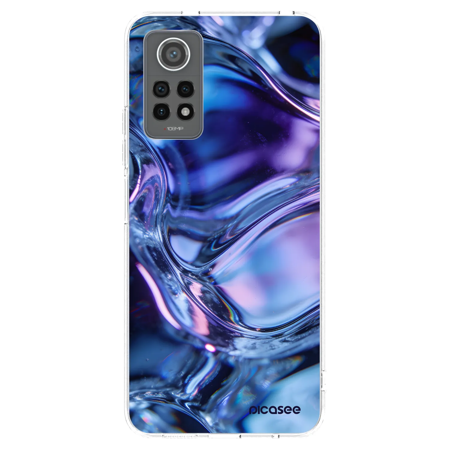 Picasee Xiaomi Redmi Note 12 Pro 4G Hülle - Transparentes Silikon - Iris liquid