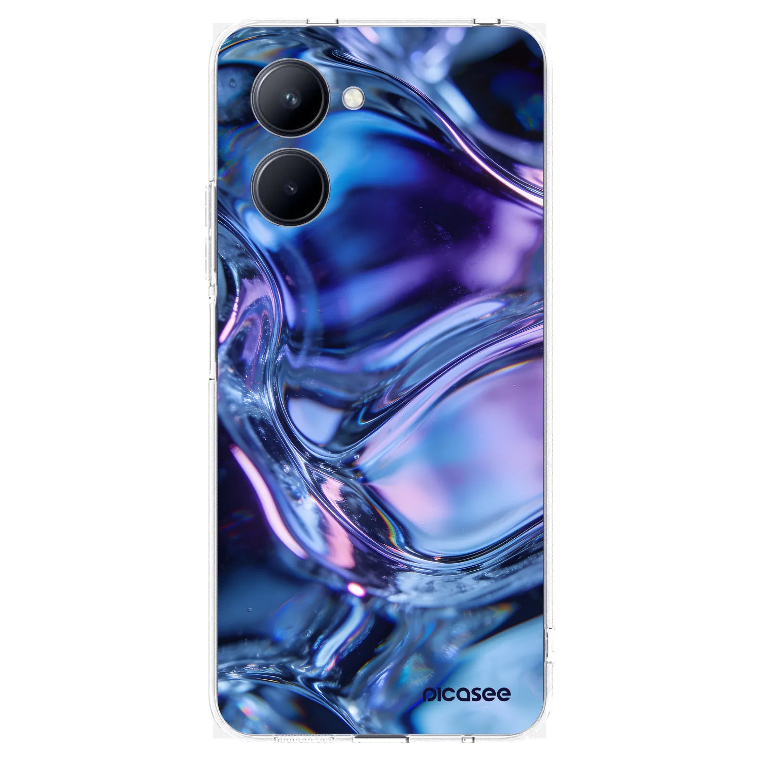 Picasee Realme C33 (2023) Hülle - Transparentes Silikon - Iris liquid