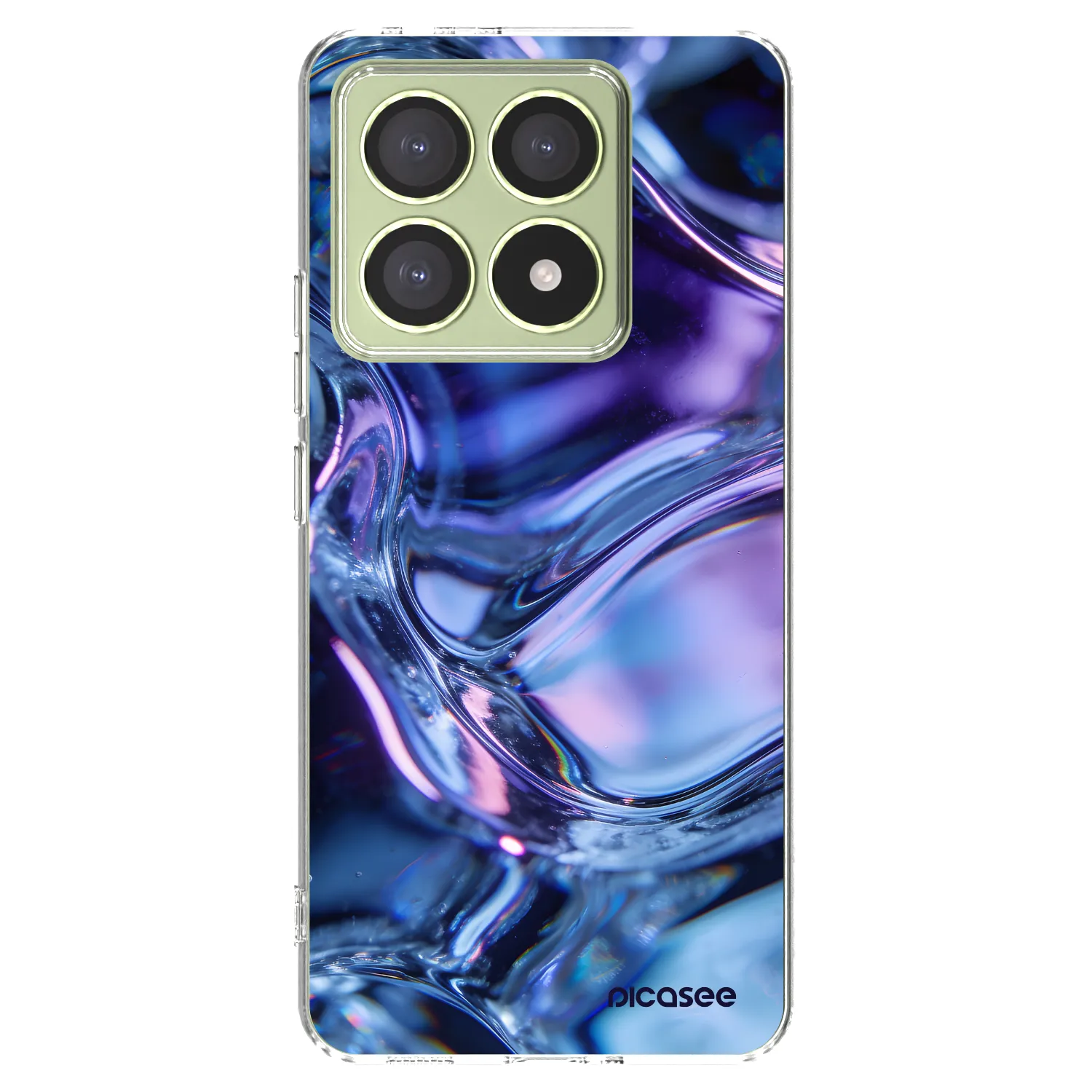 Picasee Xiaomi 14T Hülle - Transparentes Silikon - Iris liquid