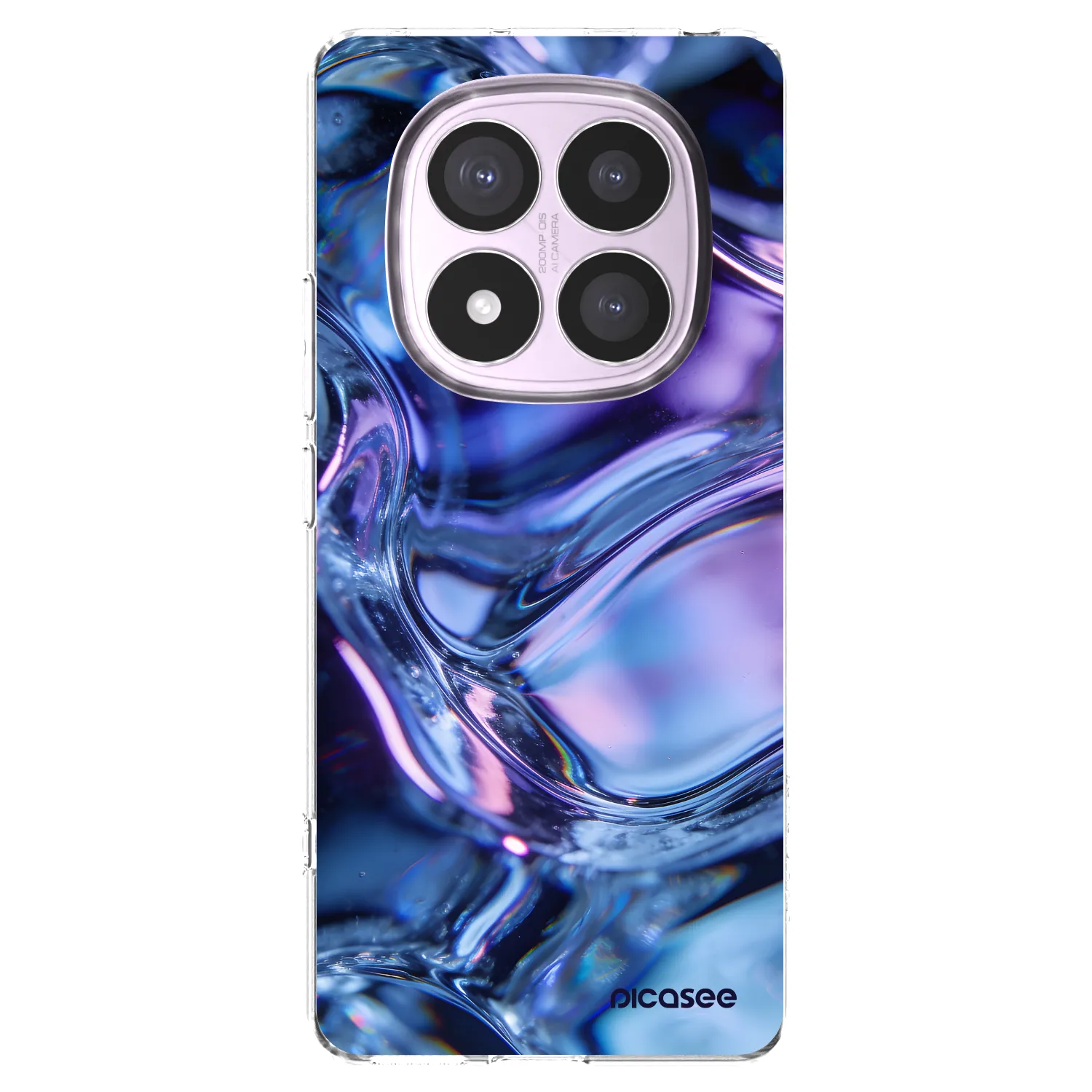 Picasee Xiaomi Redmi Note 14 Pro 5G Hülle - Transparentes Silikon - Iris liquid