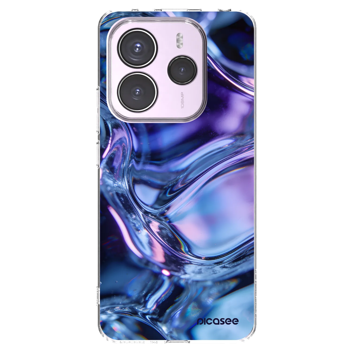 Picasee Xiaomi Redmi Note 14 5G Hülle - Transparentes Silikon - Iris liquid