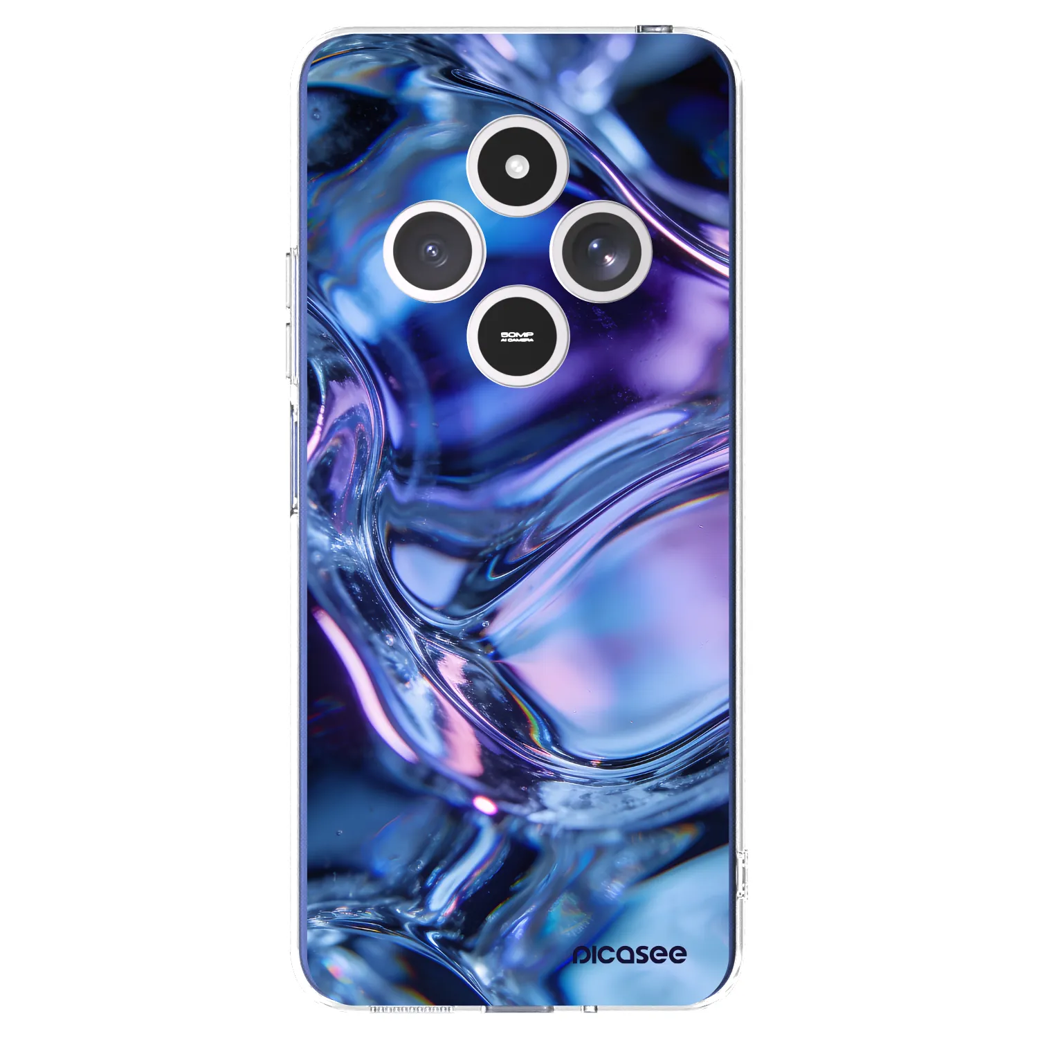 Picasee Xiaomi Redmi 14C Hülle - Transparentes Silikon - Iris liquid