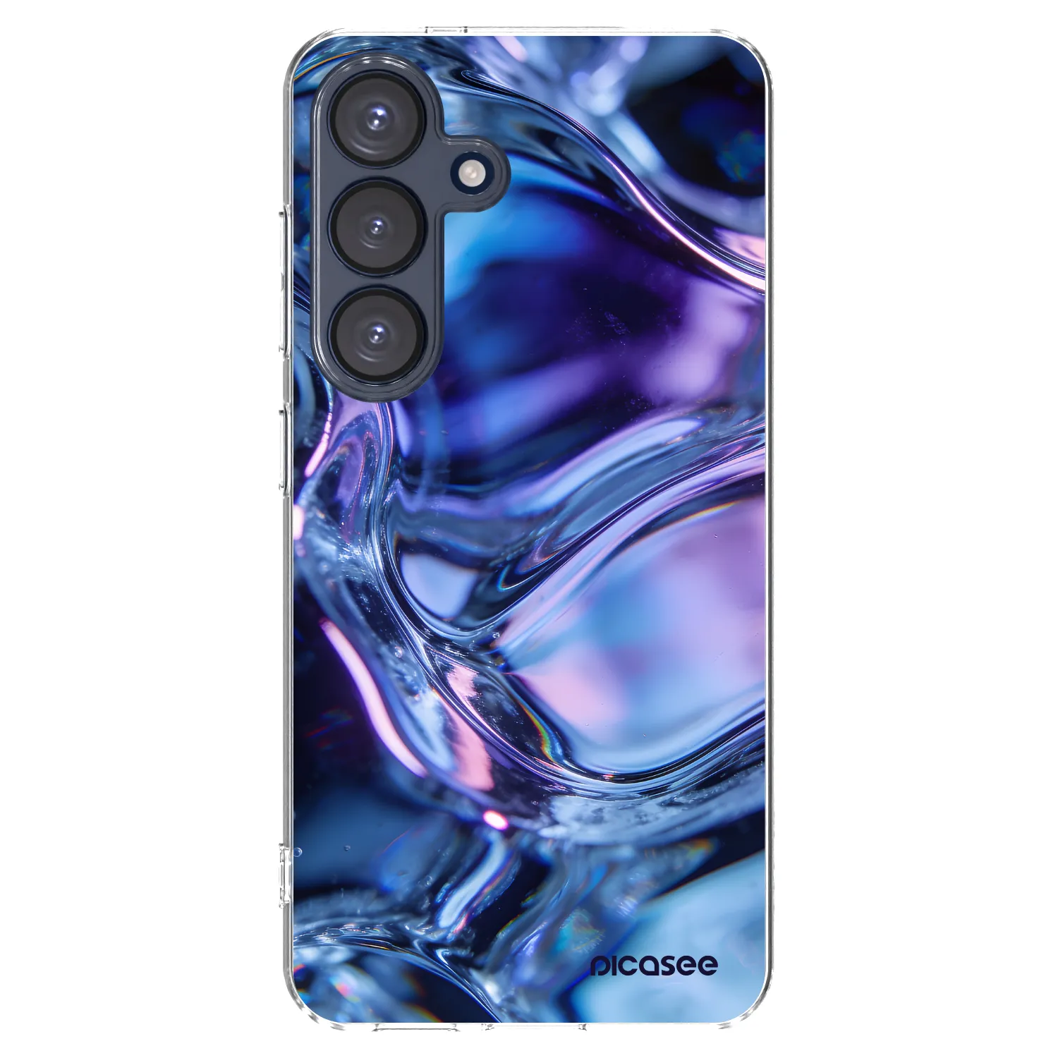 Picasee Samsung Galaxy S25 5G Hülle - Transparentes Silikon - Iris liquid