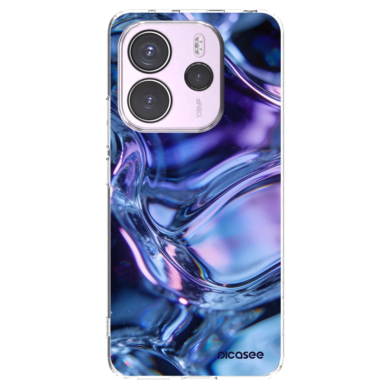 Picasee Xiaomi Redmi Note 14 4G Hülle - Transparentes Silikon - Iris liquid
