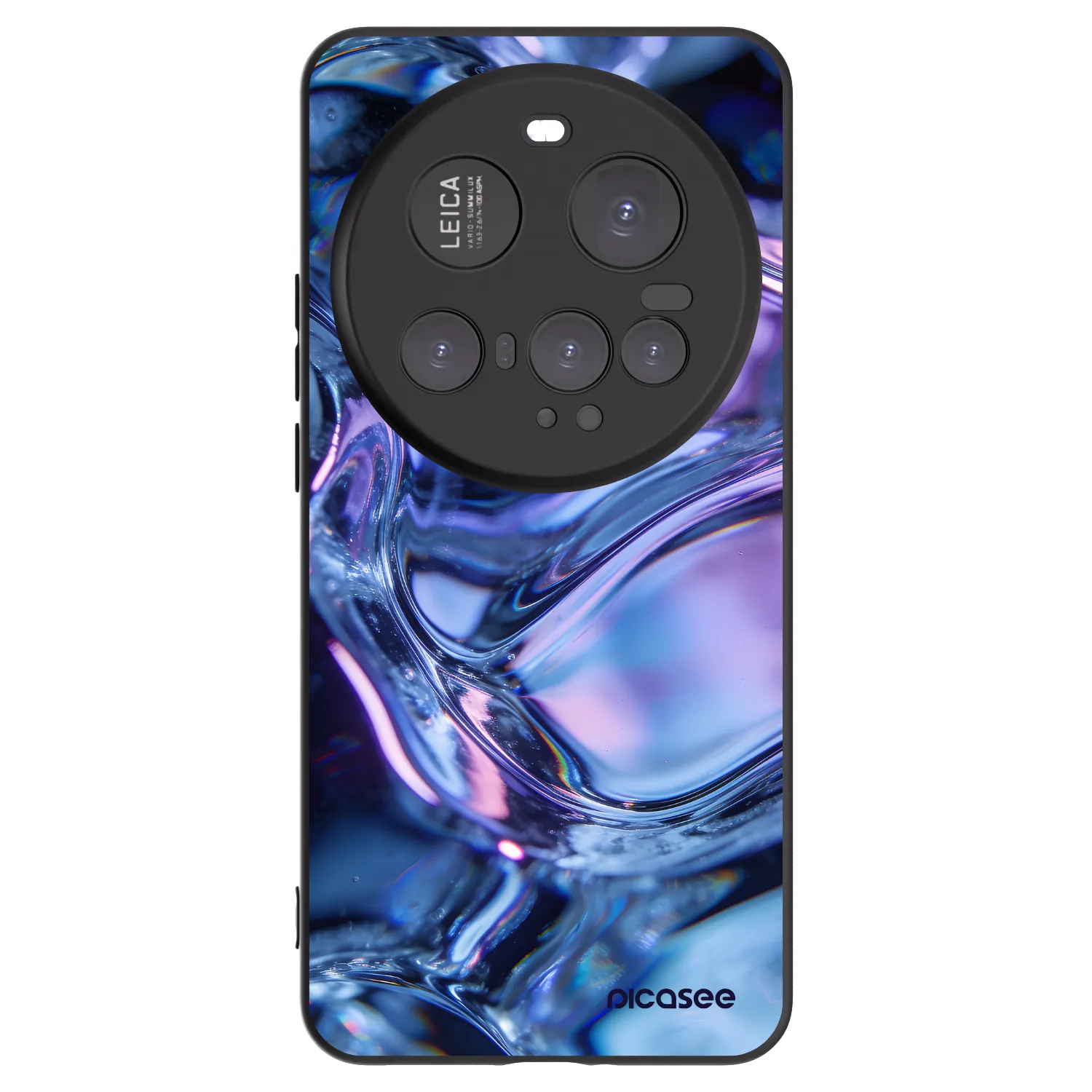 Picasee Xiaomi 15 Ultra Hülle - Schwarzes Silikon - Iris liquid