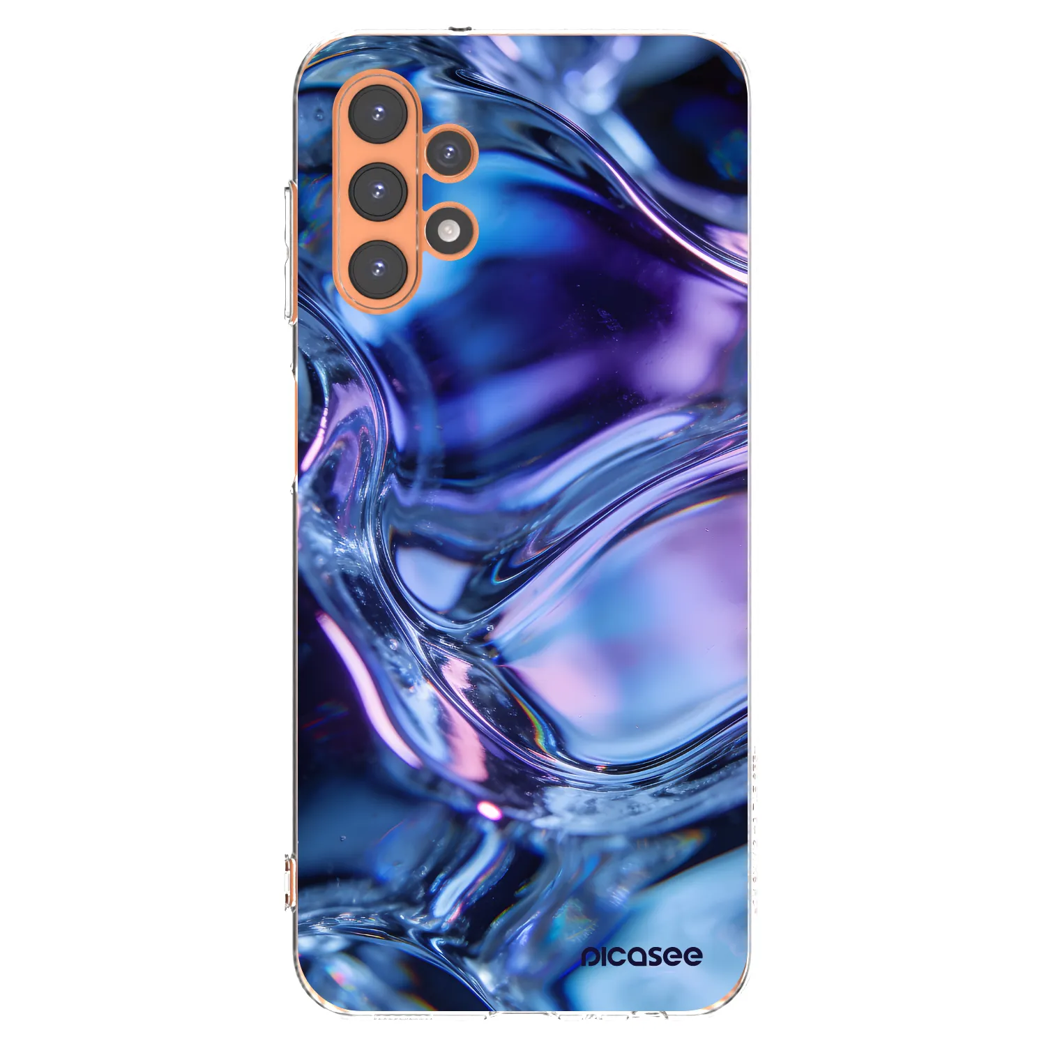 Picasee Samsung Galaxy A13 5G Hülle - Transparentes Silikon - Iris liquid