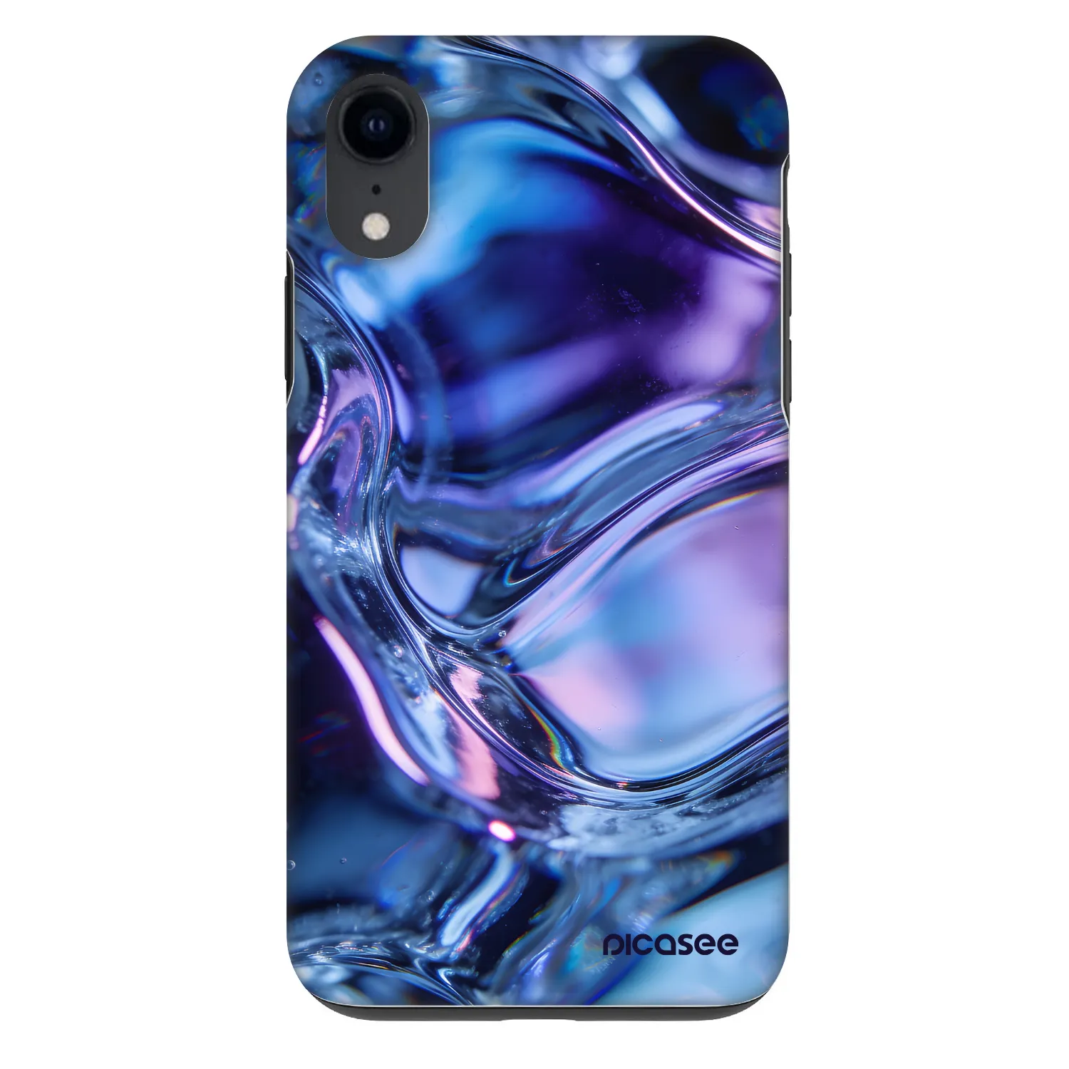 Picasee Fashion Case für Apple iPhone XR - Iris liquid