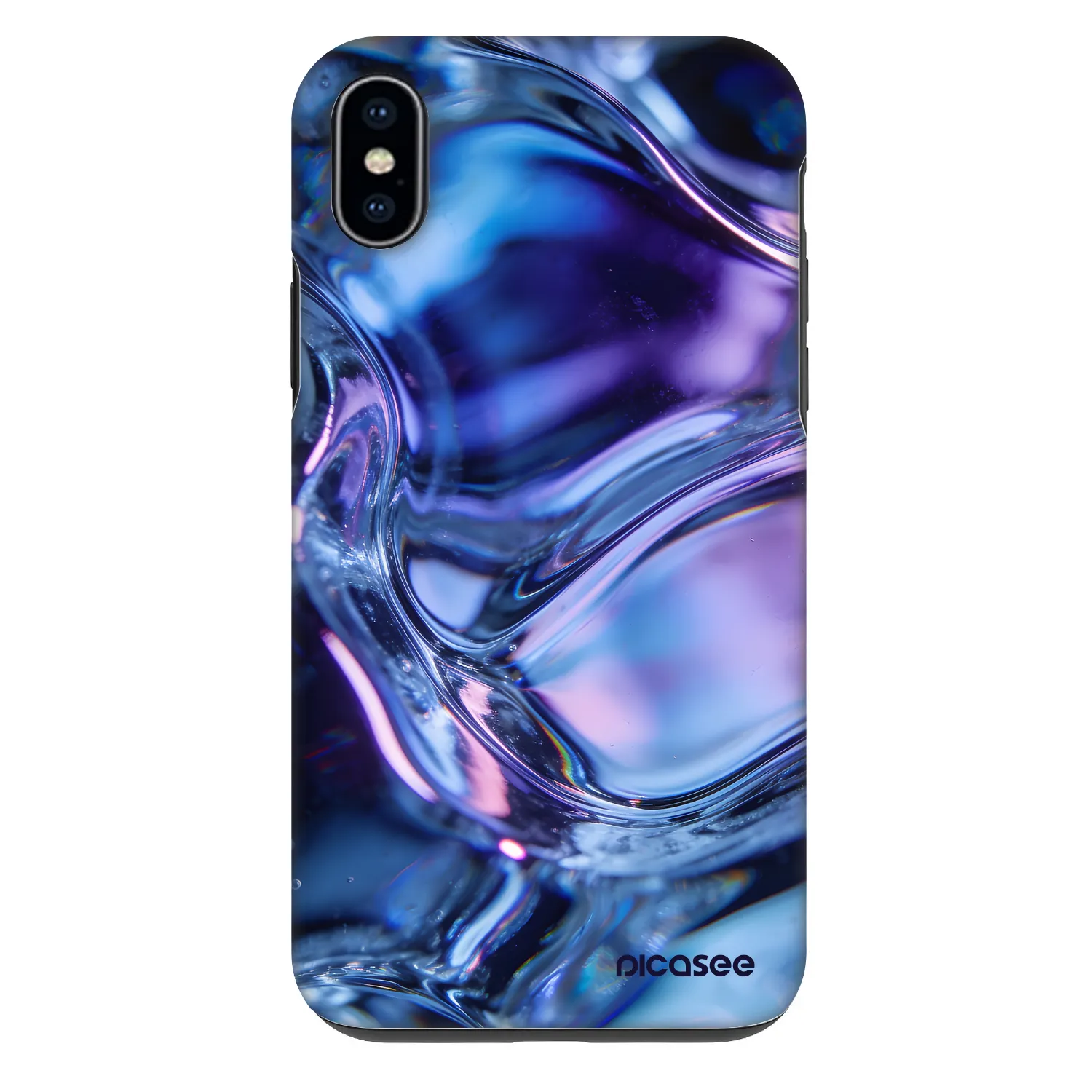 Picasee Fashion Case für Apple iPhone XS Max - Iris liquid