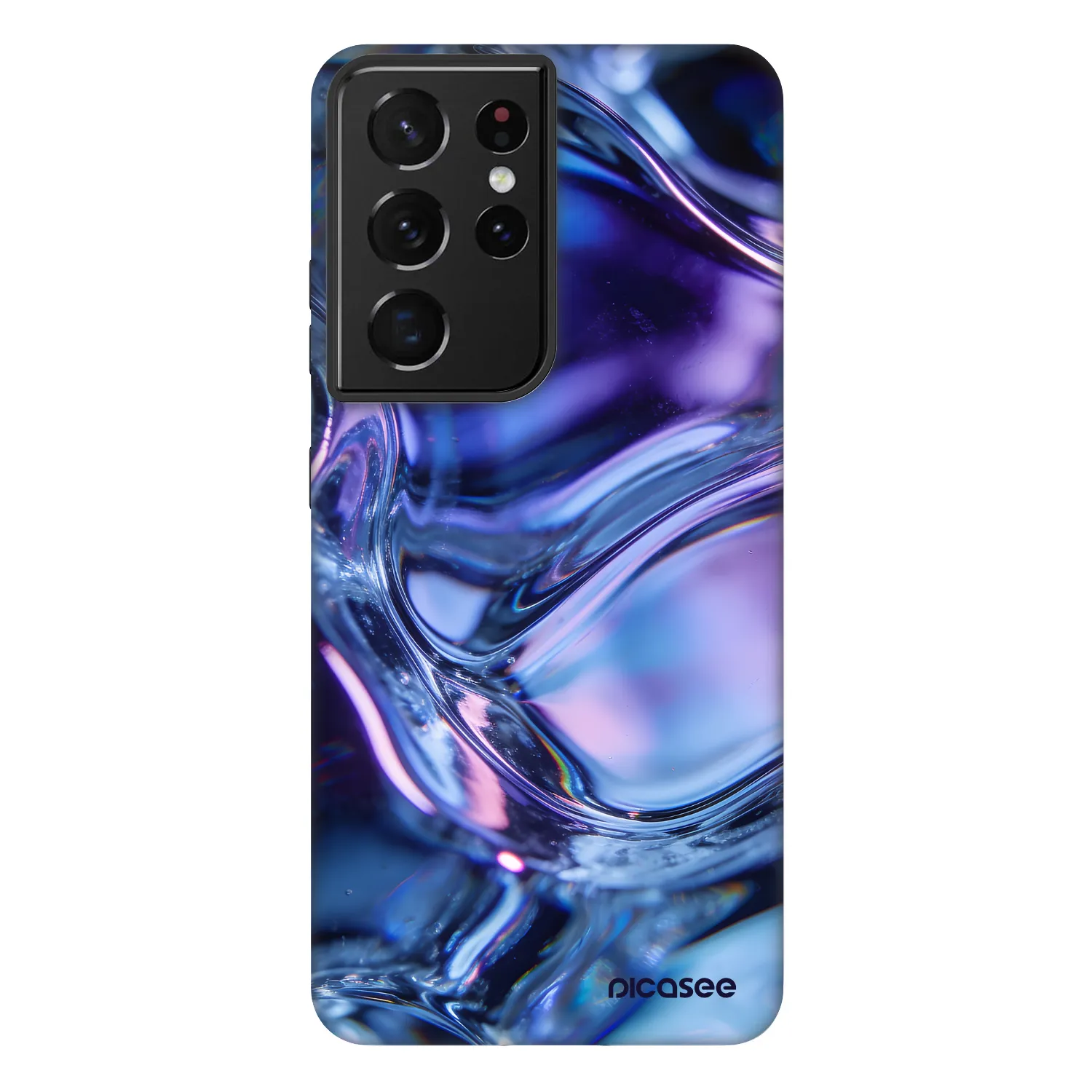 Picasee Fashion Case für Samsung Galaxy S21 Ultra 5G G998B - Iris liquid