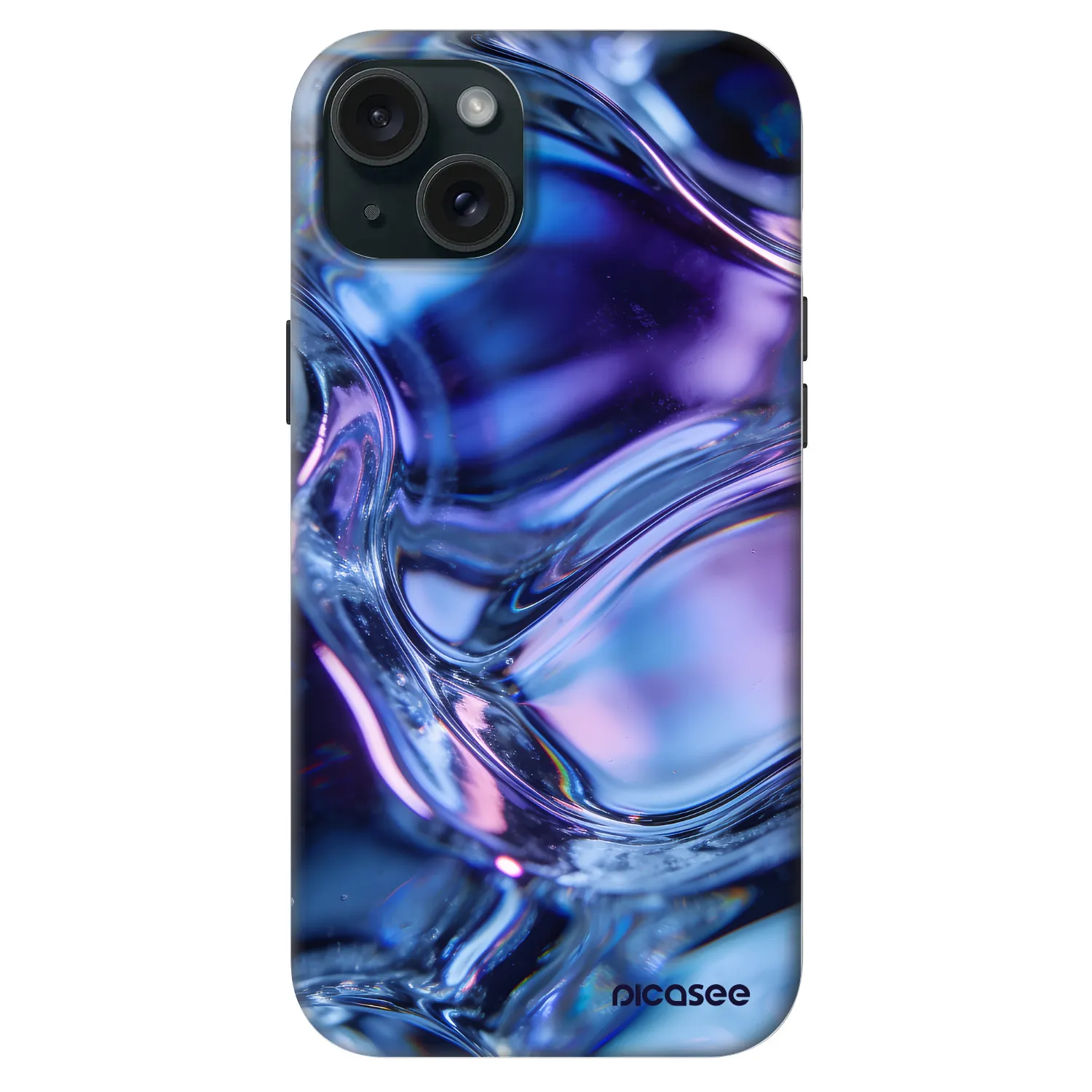 Picasee Fashion Case MagSafe für Apple iPhone 15 Plus - Iris liquid