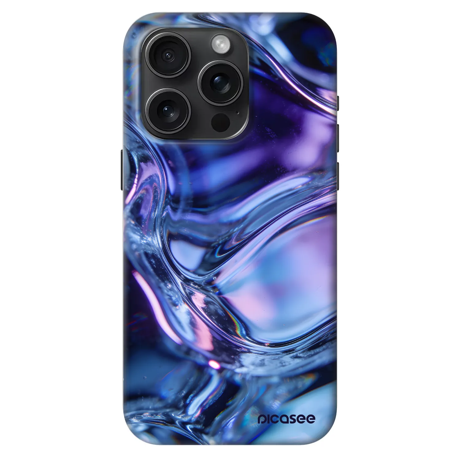 Picasee Fashion Case MagSafe für Apple iPhone 15 Pro - Iris liquid