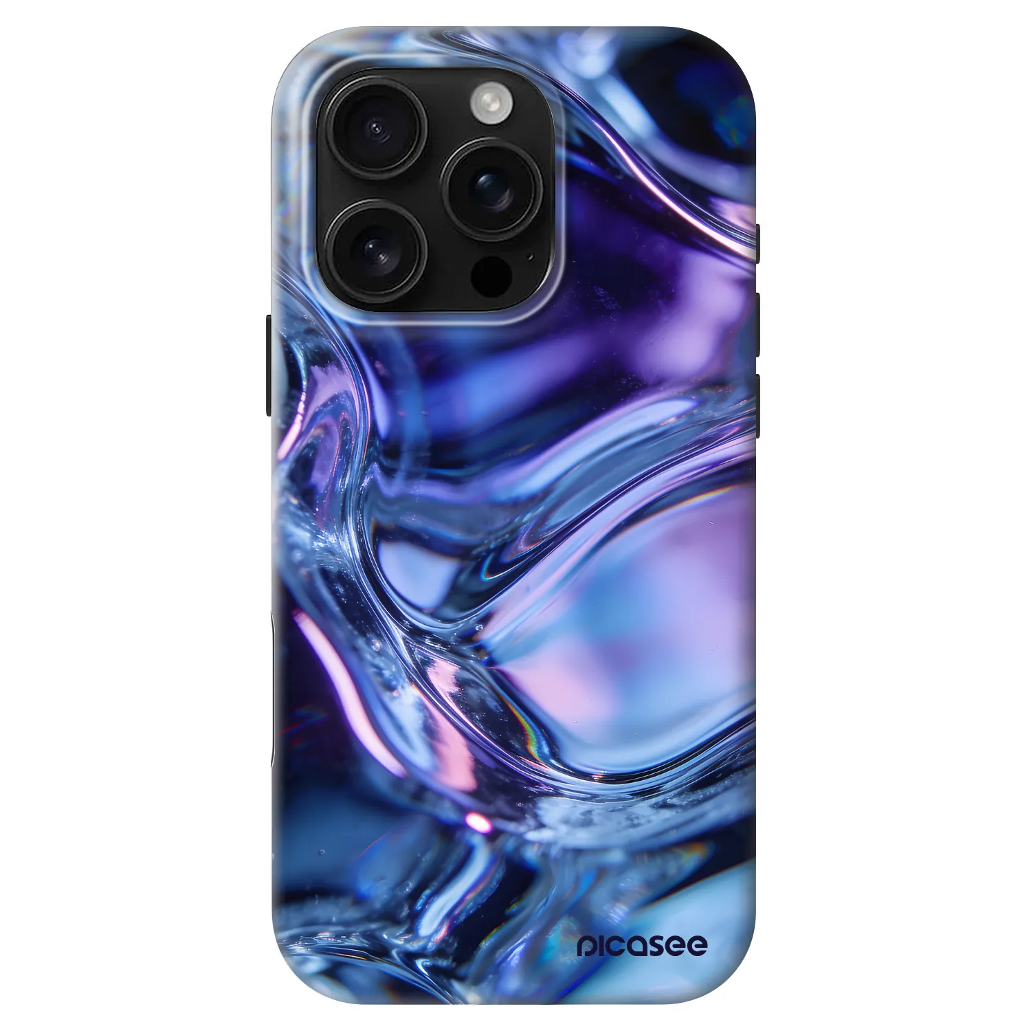 Picasee Fashion Case MagSafe für Apple iPhone 16 Pro - Iris liquid