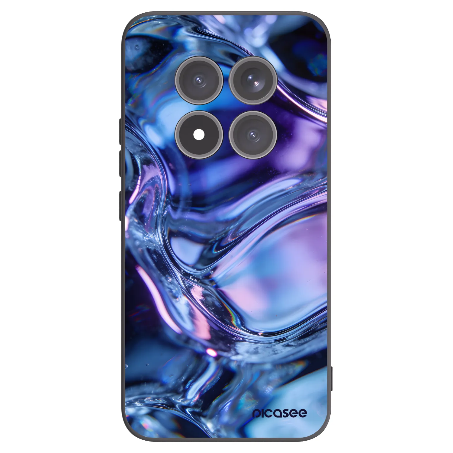 Picasee Xiaomi Redmi Note 15 Pro+ Hülle - Schwarzes Silikon - Iris liquid