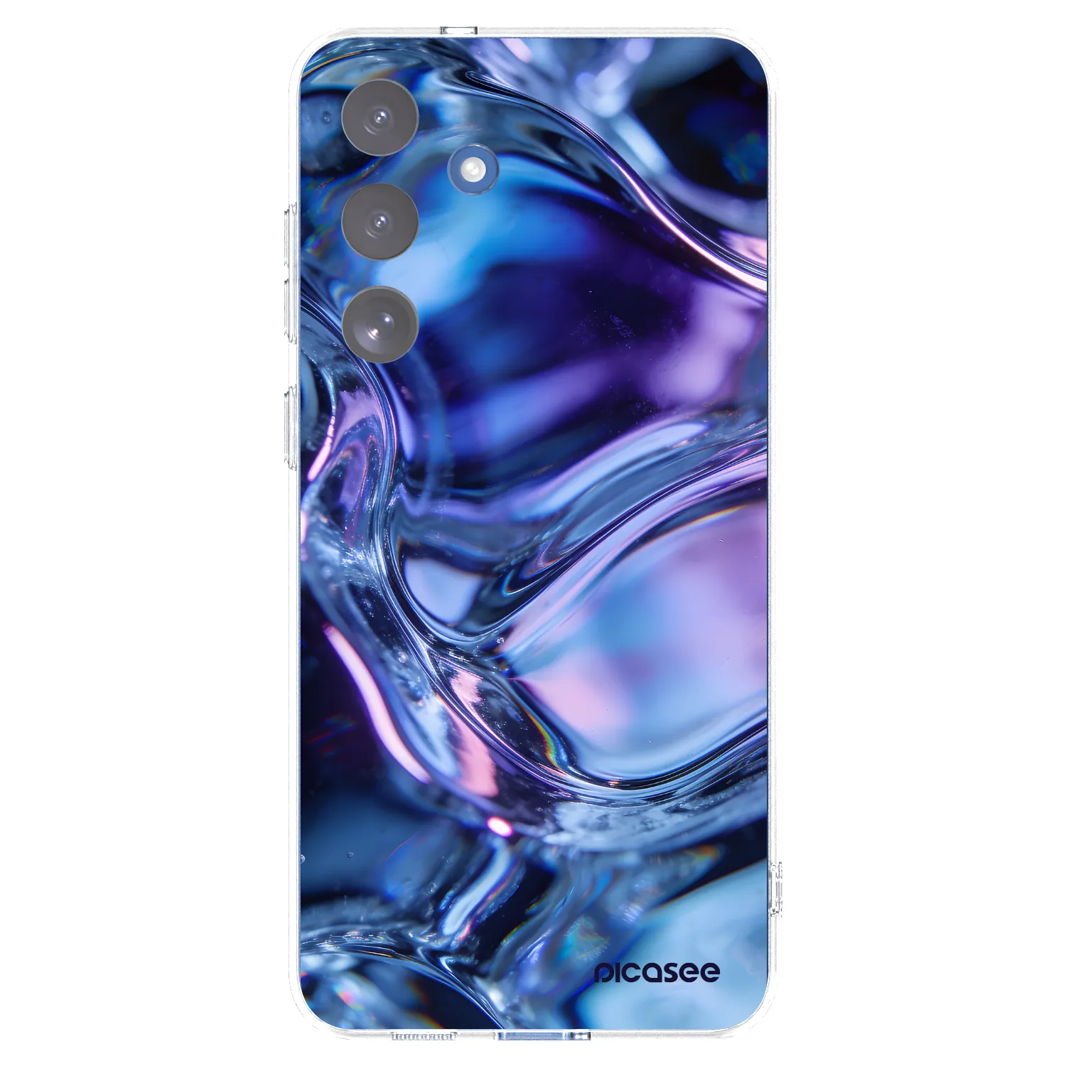 Picasee Samsung Galaxy S25 FE 5G Hülle - Transparentes Silikon - Iris liquid