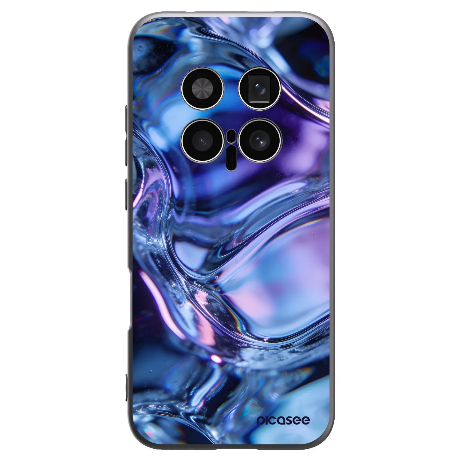 Picasee Honor Magic8 Pro 5G Hülle - Schwarzes Silikon - Iris liquid