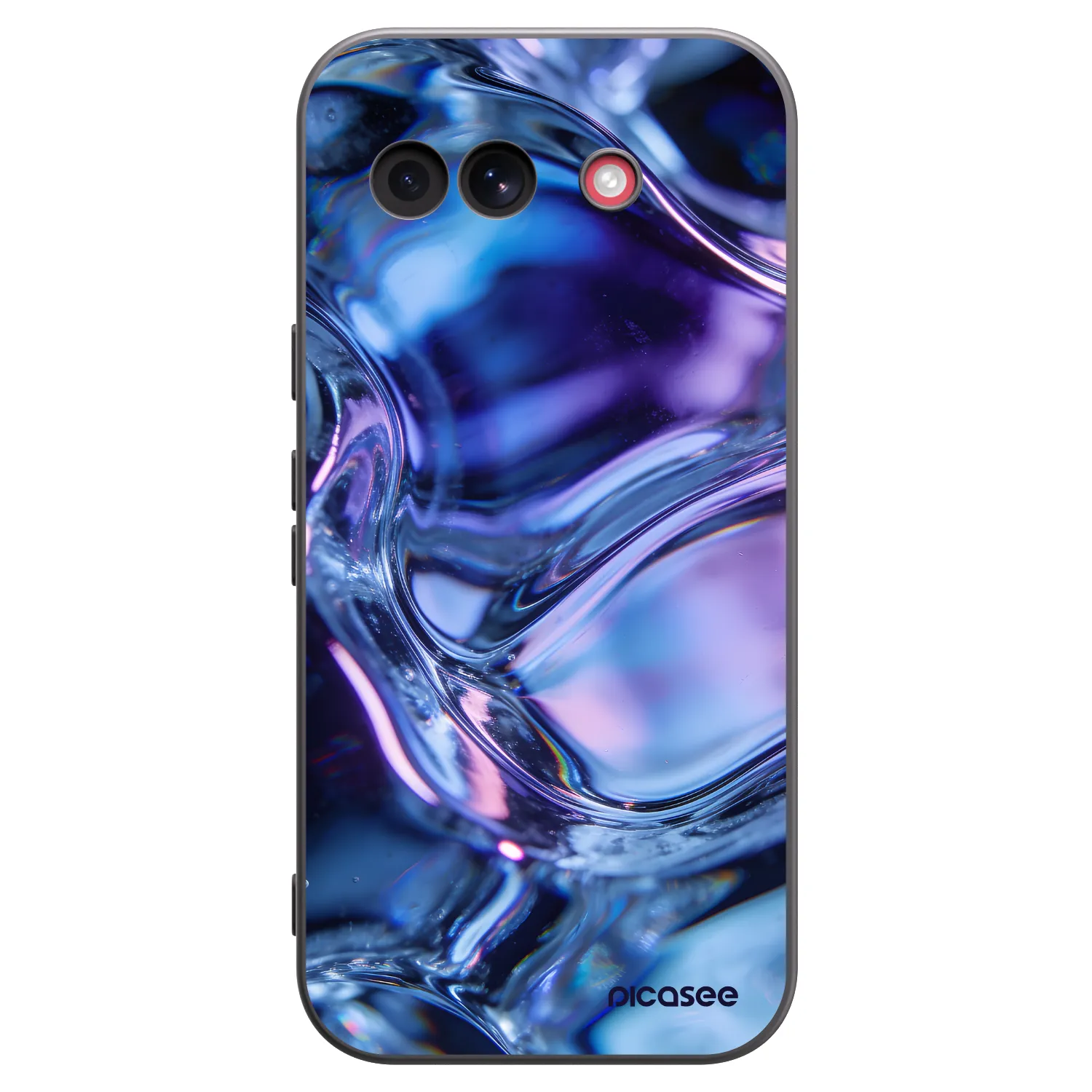 Picasee Google Pixel 10a Hülle - Schwarzes Silikon - Iris liquid