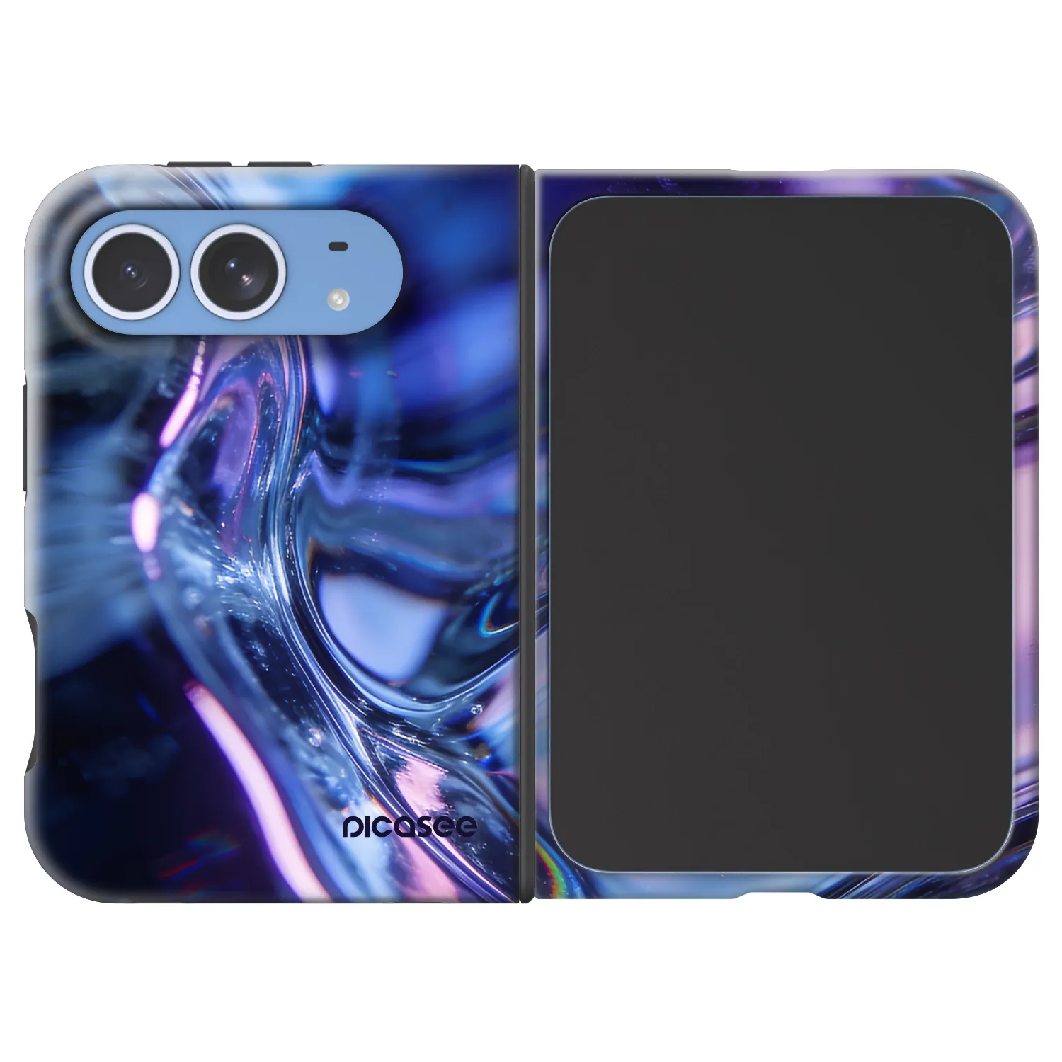 Picasee Fashion Case MagSafe für Apple iPhone Duo - Iris liquid