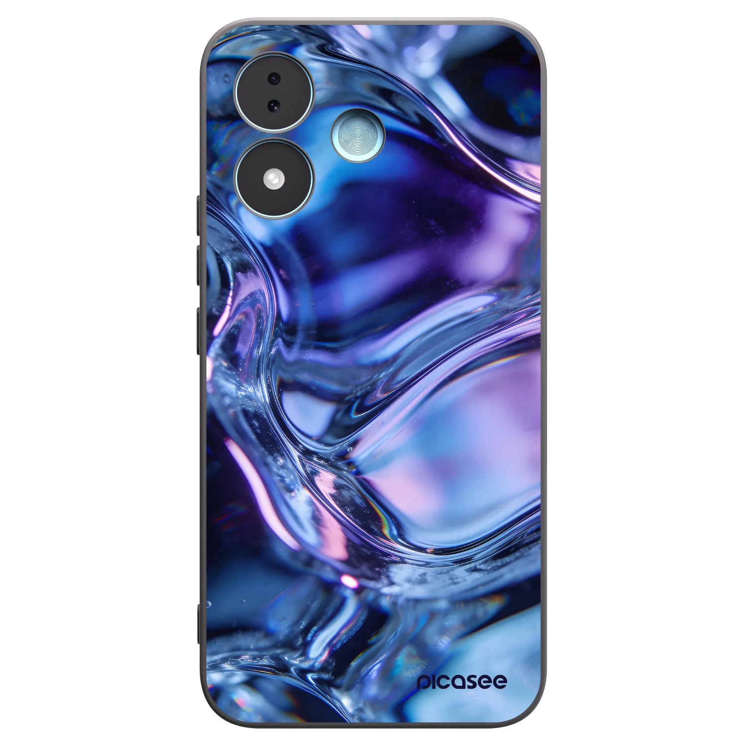Picasee Xiaomi Redmi Note 17 5G Hülle - Schwarzes Silikon - Iris liquid