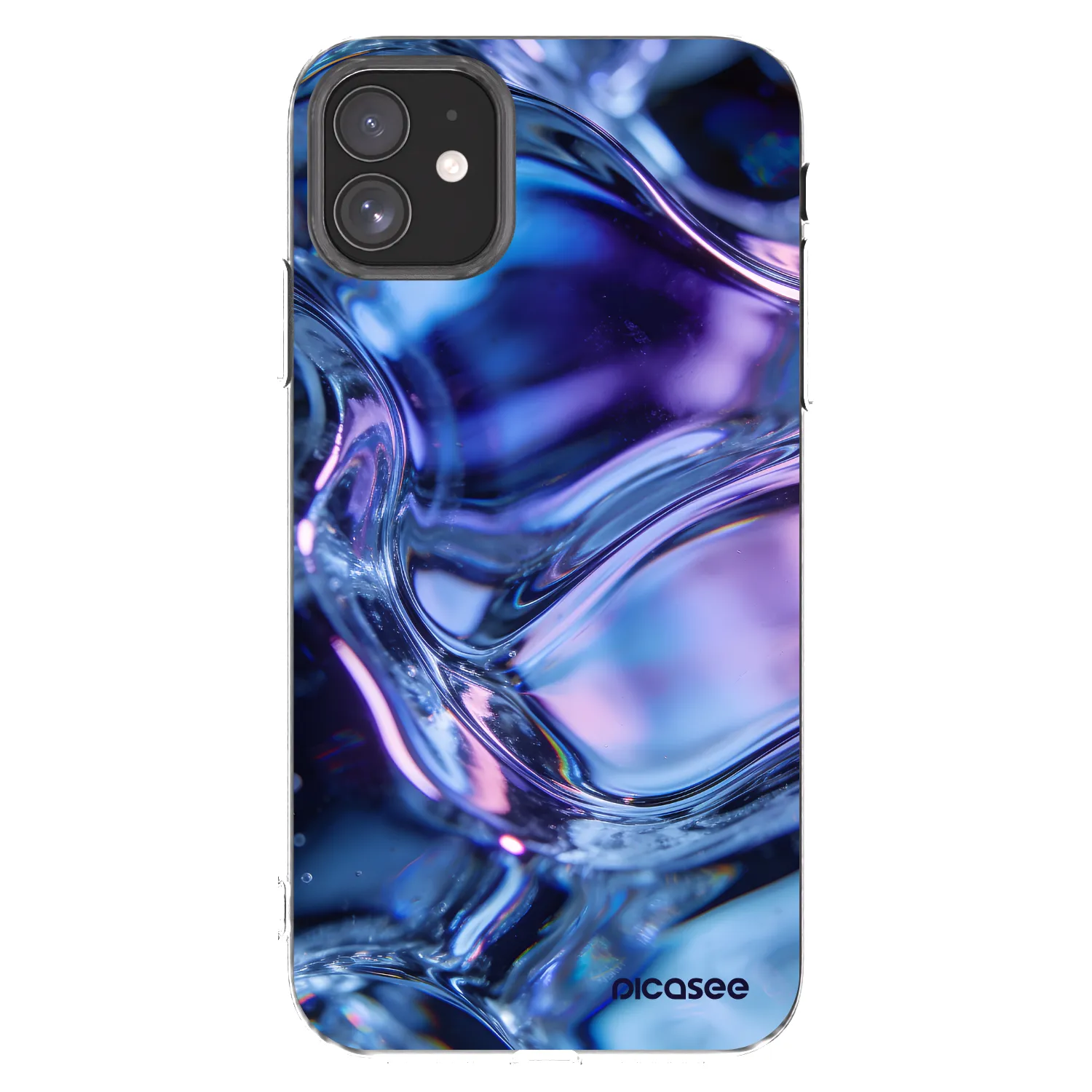 Picasee Apple iPhone 11 Hülle - Transparentes Silikon - Iris liquid