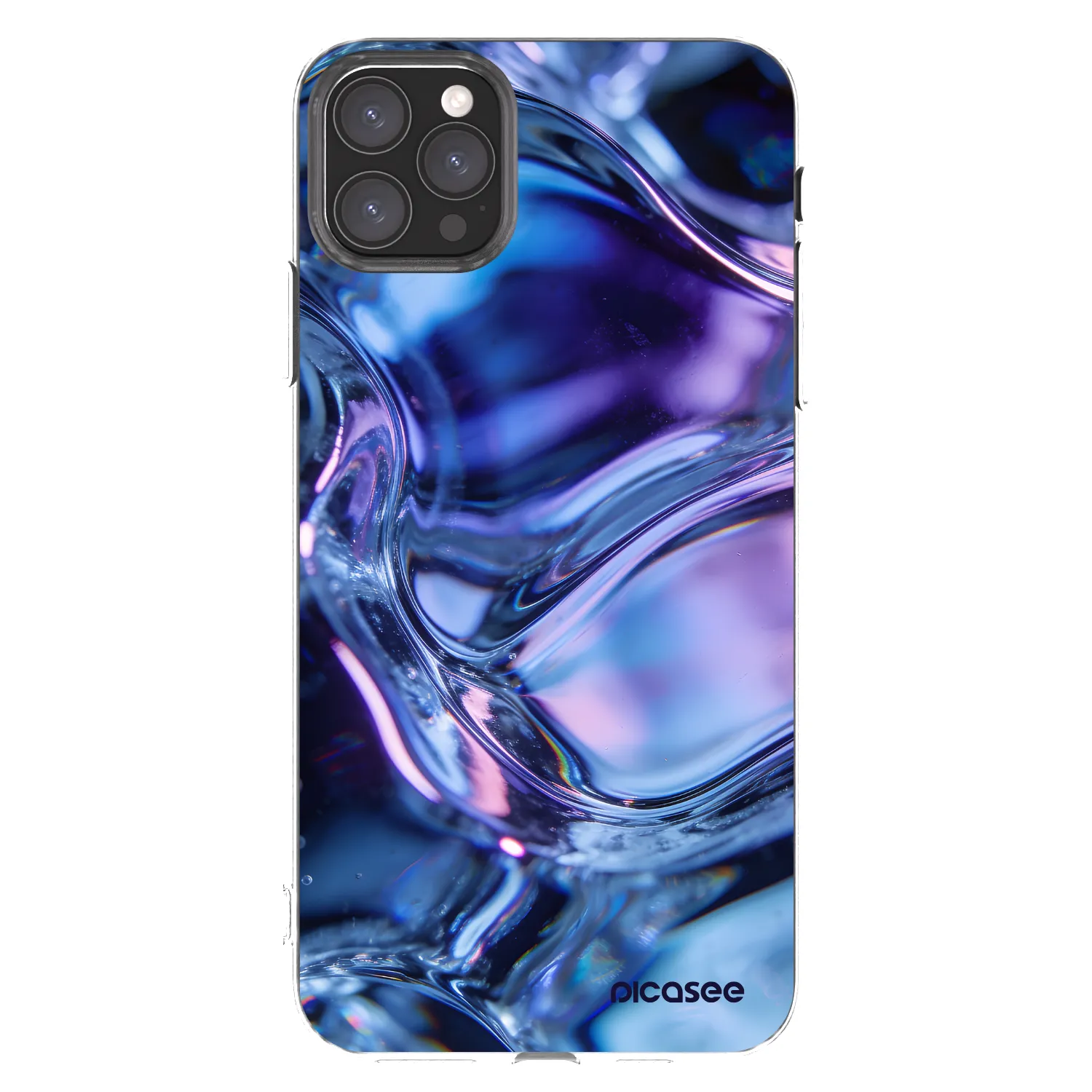 Picasee Apple iPhone 11 Pro Max Hülle - Transparentes Silikon - Iris liquid