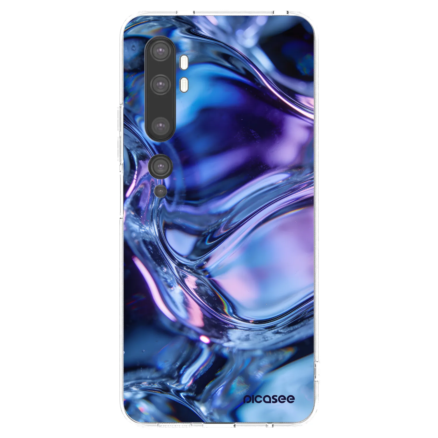 Picasee Xiaomi Mi Note 10 (Pro) Hülle - Transparentes Silikon - Iris liquid