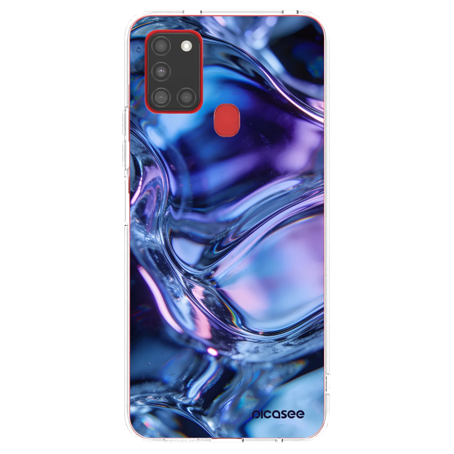 Picasee Samsung Galaxy A21s Hülle - Transparentes Silikon - Iris liquid