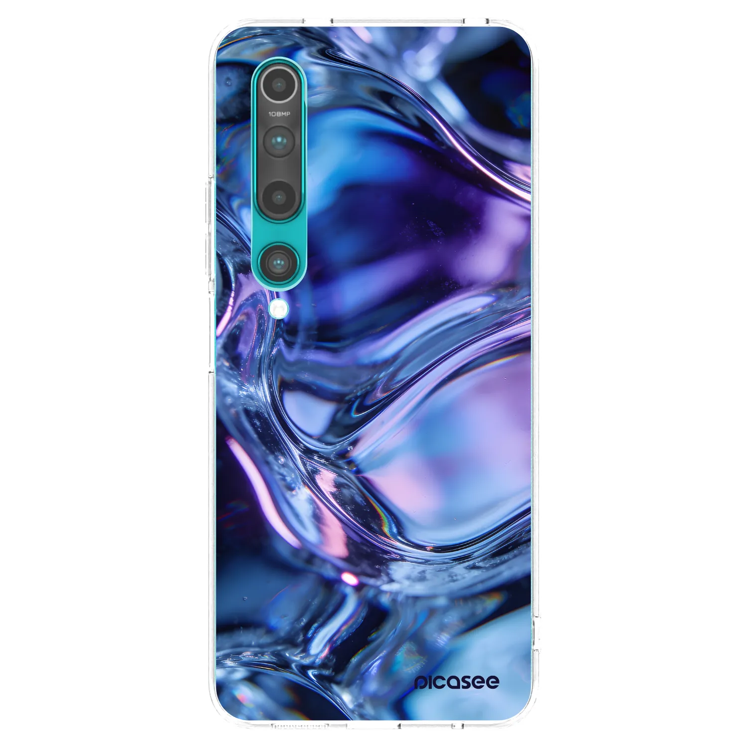 Picasee Xiaomi Mi 10 Hülle - Transparentes Silikon - Iris liquid