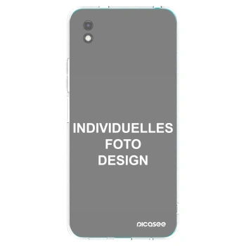 Picasee Xiaomi Redmi 9A Hülle - Schwarzes Silikon - Individuelles Fotodesign