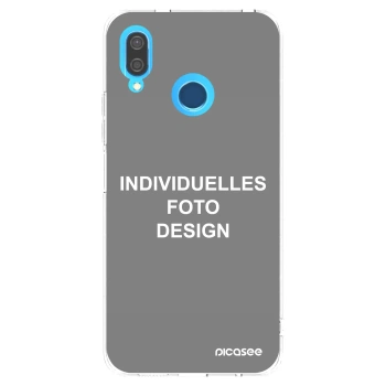 Picasee Huawei P20 Lite Hülle - Transparentes Silikon - Individuelles Fotodesign