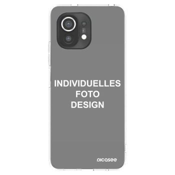Picasee Xiaomi Mi 11 Hülle - Transparentes Silikon - Individuelles Fotodesign