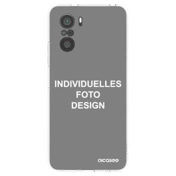 Picasee Xiaomi Poco F3 Hülle - Transparentes Silikon - Individuelles Fotodesign