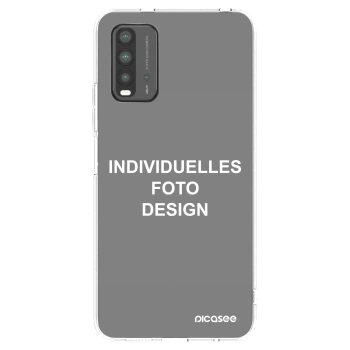 Picasee Xiaomi Redmi 9T Hülle - Transparentes Silikon - Individuelles Fotodesign