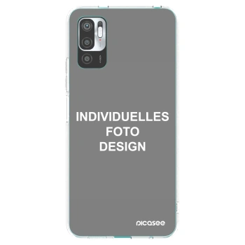 Picasee Xiaomi Redmi Note 10 5G Hülle - Transparentes Silikon - Individuelles Fotodesign