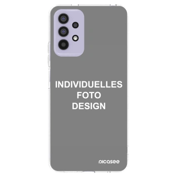 Picasee Samsung Galaxy A32 4G SM-A325F Hülle - Transparentes Silikon - Individuelles Fotodesign