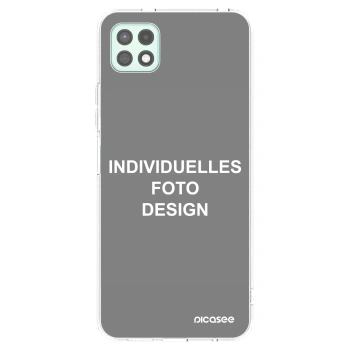 Picasee Samsung Galaxy A22 A226B 5G Hülle - Transparentes Silikon - Individuelles Fotodesign