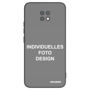 Picasee Xiaomi Redmi Note 9T Hülle - Schwarzes Silikon - Individuelles Fotodesign