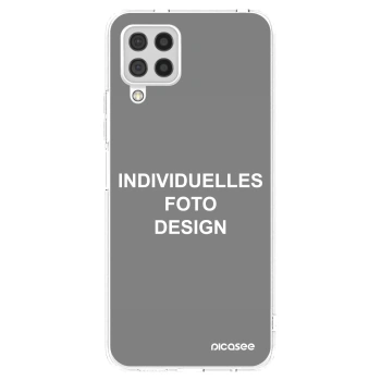 Picasee Samsung Galaxy A22 A225F 4G Hülle - Transparentes Silikon - Individuelles Fotodesign