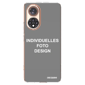 Picasee Honor 50 5G Hülle - Transparentes Silikon - Individuelles Fotodesign