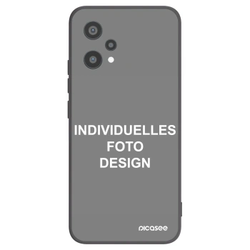 Picasee Realme 9 Pro 5G Hülle - Schwarzes Silikon - Individuelles Fotodesign