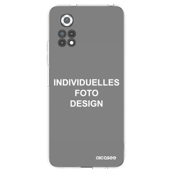 Picasee Xiaomi Poco X4 Pro 5G Hülle - Transparentes Silikon - Individuelles Fotodesign