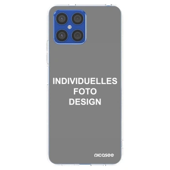 Picasee Honor X8 4G Hülle - Transparentes Silikon - Individuelles Fotodesign