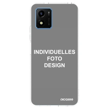 Picasee Vivo Y01 Hülle - Transparentes Silikon - Individuelles Fotodesign