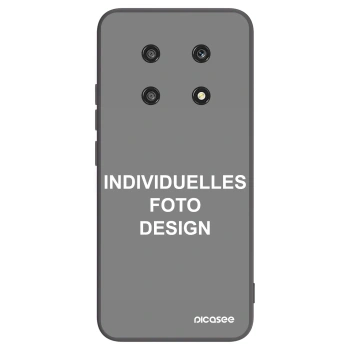 Picasee Honor Magic4 Lite 5G Hülle - Schwarzes Silikon - Individuelles Fotodesign