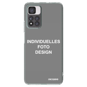 Picasee Xiaomi Redmi Note 11 Pro+ 5G Hülle - Transparentes Silikon - Individuelles Fotodesign