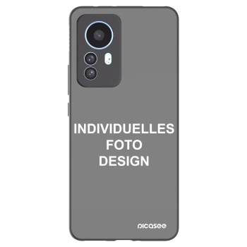 Picasee Xiaomi 12T Hülle - Schwarzes Silikon - Individuelles Fotodesign