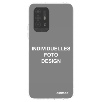 Picasee OPPO A94 5G Hülle - Transparentes Silikon - Individuelles Fotodesign